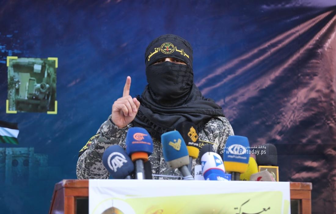 ابو حمزة الناطق العسكرى بعد انتهاء معركة سيف القدجس 2021 (1).JPG