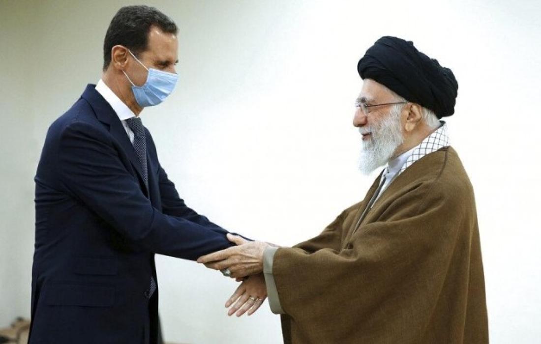 الرئيس بشار الاسد في ايران.