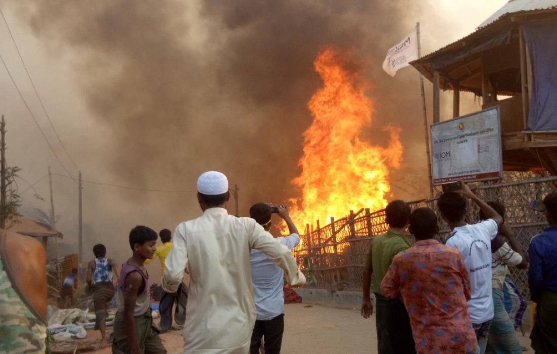 قتلى وجرحى بحريق نشب في مستودع حاويات شرق بنغلاديش