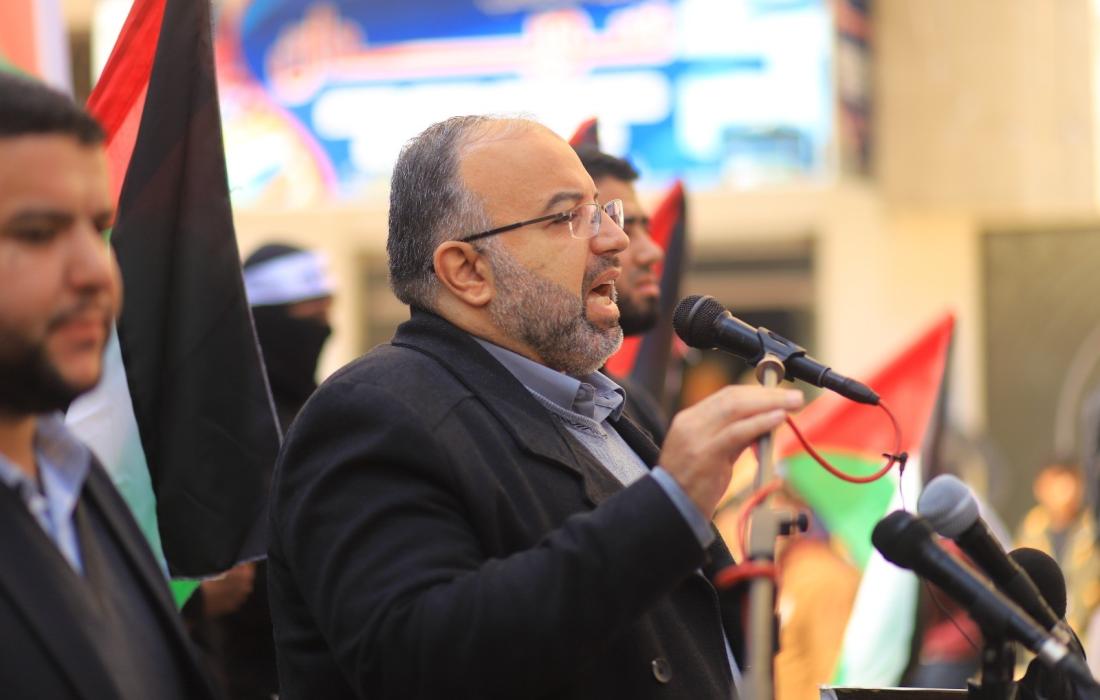علي العامودي، رئيس الدائرة الإعلامية لحركة "حماس" في غزة،
