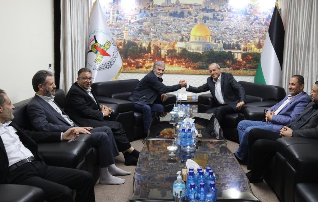 القائد النخالة يستقبل نائب الأمين العام للجبهة الشعبية 