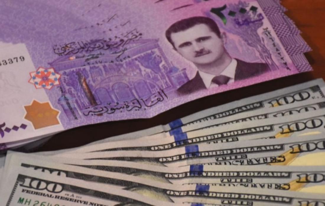 لحظة بلحظة ، سعر صرف الليرة السورية مقابل الدولار الأمريكي في السوق السوداء اليوم فلسطين اليوم