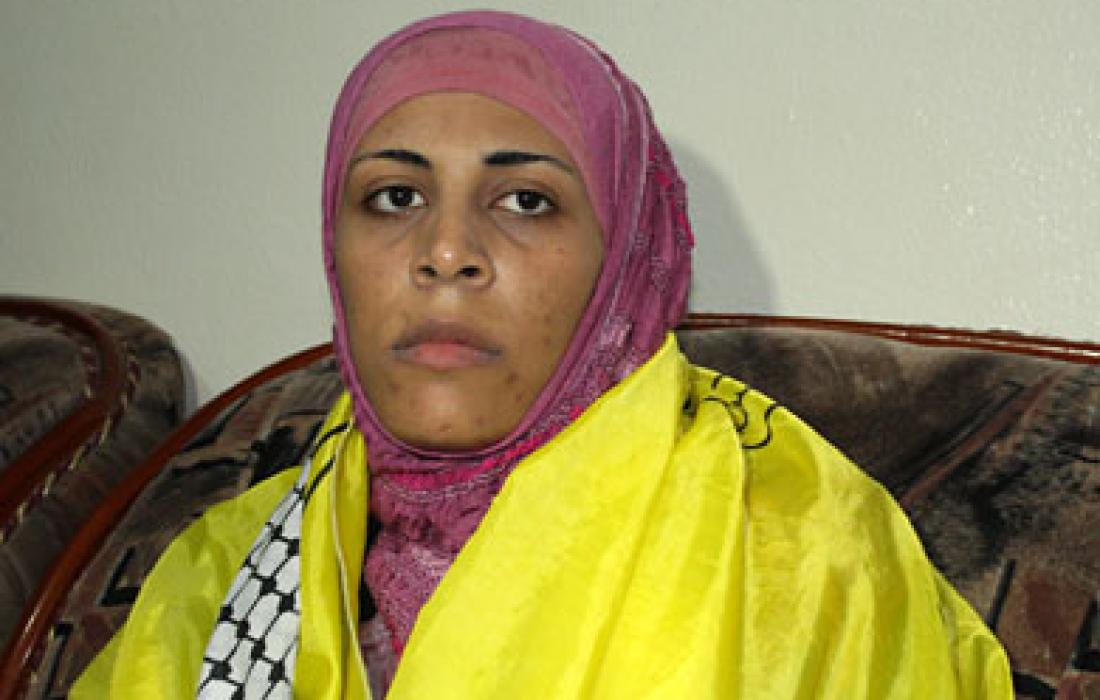 الأسيرة المحررة وفاء البس