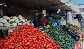 أسعار الخضروات والدجاج واللحوم في أسواق غزة اليوم الاثنين
