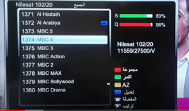 أحدث  تردد قناة إم بي سي mbc 4 على القمر الصناعي نايل سات الجديد لعام 2022