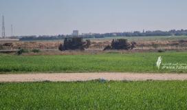 توغل لآليات عسكرية إسرائيلية شرقي بلدة خزاعة وشمالي بيت لاهيا بقطاع غزة (7).jpeg