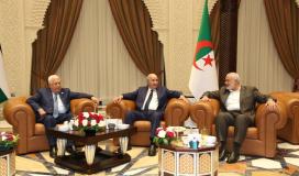 الرئيس الجزائري يجمع عباس وهنية بعد فتور لسنوات