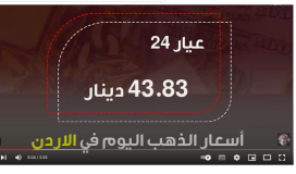 سعر الذهب اليوم في الأردن الاثنين 30-1-2023 عيار 21 و18