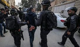 اعتقال شاب في القدس 2023