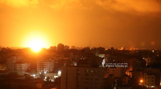 استهداف اسرائيلي على قطاع غزة اليوم 2023