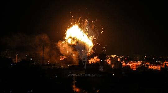 قصف على قطاع غزة اليوم مايو 2023
