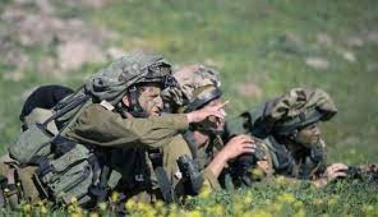 مناورة للجيش الاسرائيلي في غلاف غزة