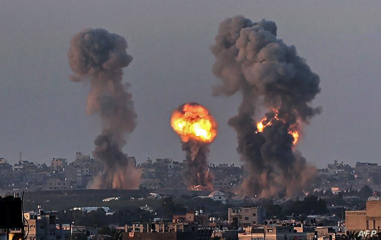 قصف غزة- ارشيفية