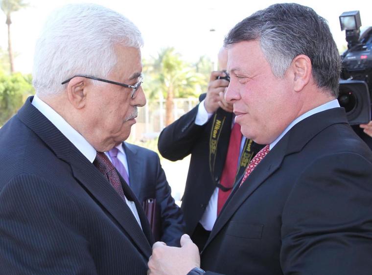 الرئيس محمود عباس والملك عبد الله